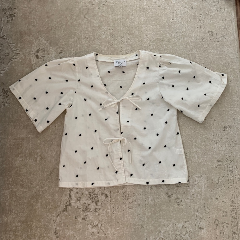 Hip Gypsy polka dot top